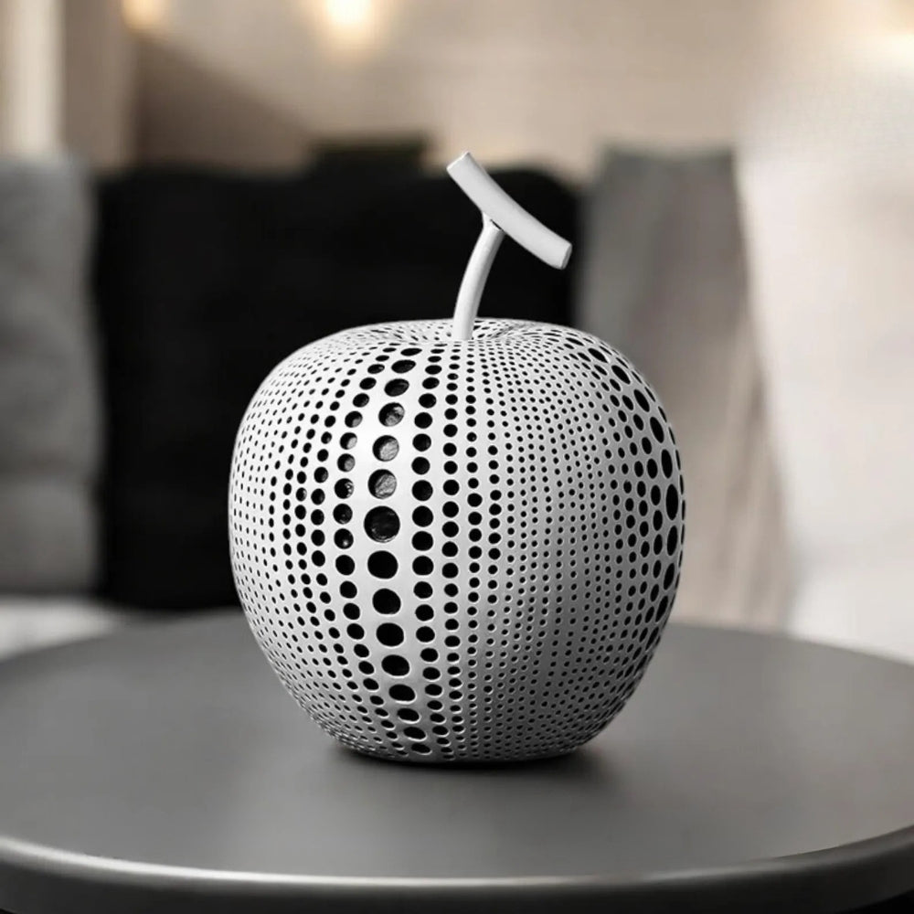Resin Polka Dot Apple Sculpture (Compact)