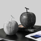 Resin Polka Dot Apple Sculpture (Compact)