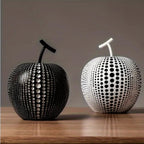 Resin Polka Dot Apple Sculpture (Compact)
