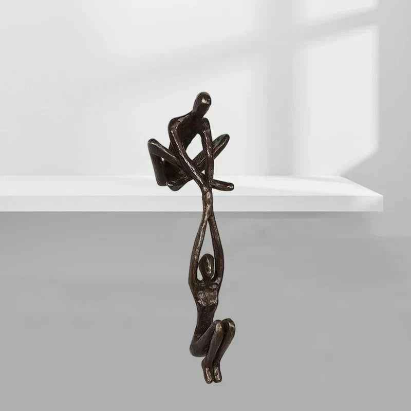Resin Sculpture Symbolic Love Compact Desk & Shelf Accent