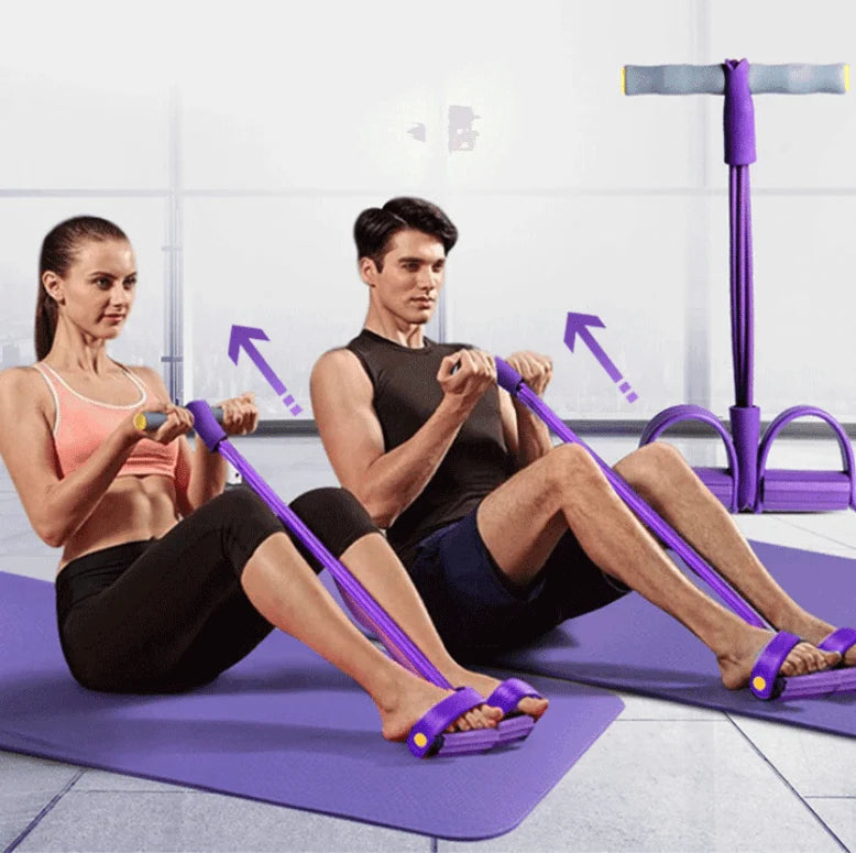 Resistance Band Adjustable Resistance & Ergonomic Foot Pedal