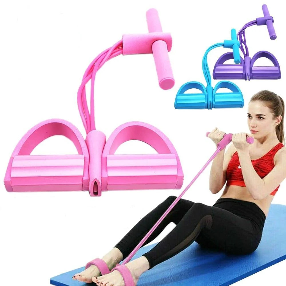 Resistance Band Adjustable Resistance & Ergonomic Foot Pedal