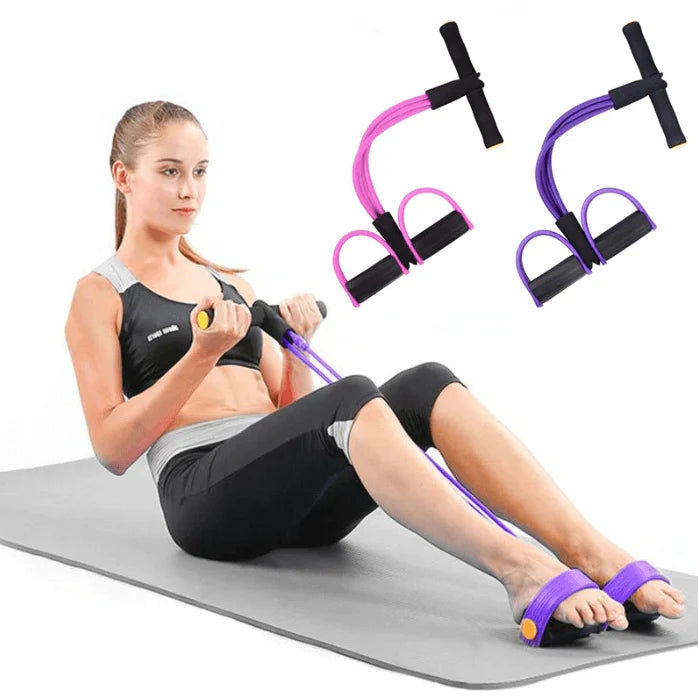 Resistance Band Adjustable Resistance & Ergonomic Foot Pedal