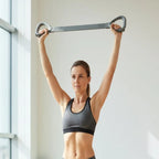Resistance Band Figure-8 Molded Rubber Non-Slip Handles