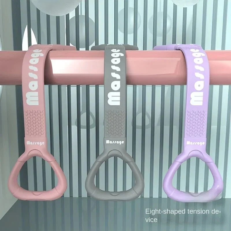 Resistance Band Figure-8 Molded Rubber Non-Slip Handles