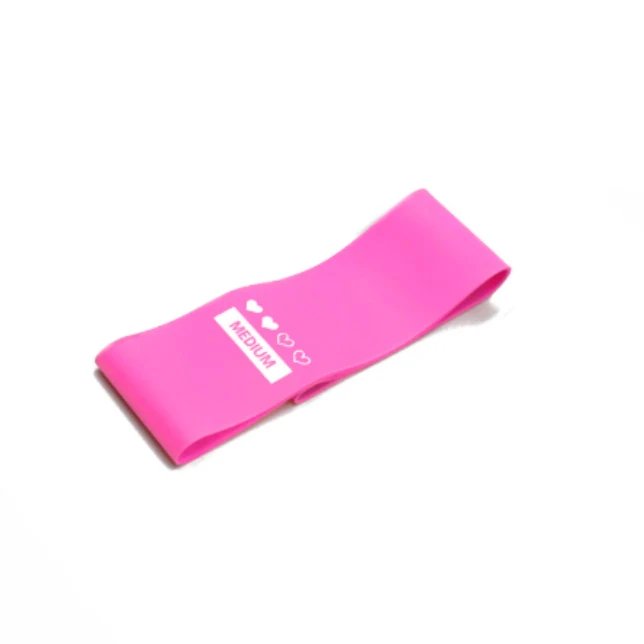 Resistance Band Set Four Levels Flat Loop Drawstring Bag
