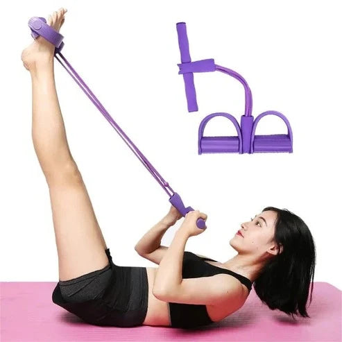 Resistance Bands Portable With Pedals & Handles