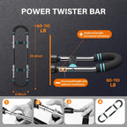 Resistance Bar Adjustable Steel Core & Foam Grip