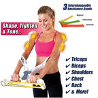 Resistance Trainer Durable Bands Ergonomic Grips