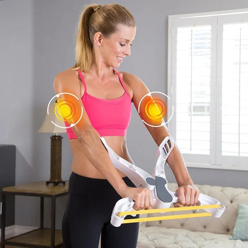 Resistance Trainer Durable Bands Ergonomic Grips