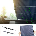 Retractable Car Sunshade Reflective Aluminum Adjustable 59-79 Inch Fit