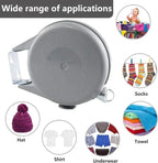 Retractable Clothesline 472 Inch Extendable Swivel Base