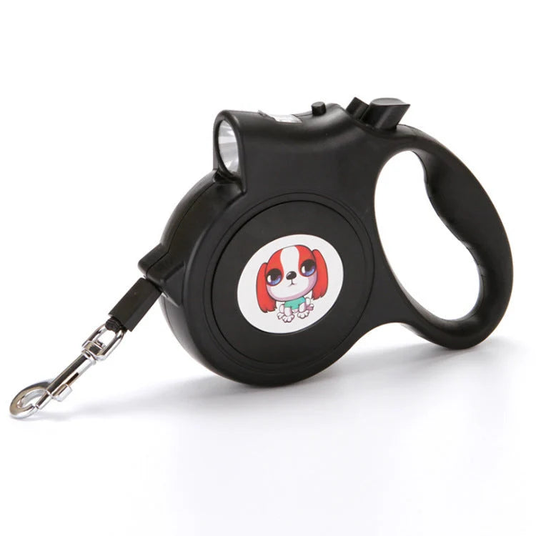 Retractable Dog Leash Automatic Traction 16.4-Foot & Tangle-Free