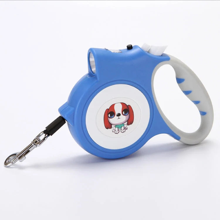 Retractable Dog Leash Automatic Traction 16.4-Foot & Tangle-Free