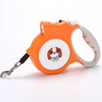 Retractable Dog Leash Automatic Traction 16.4-Foot & Tangle-Free