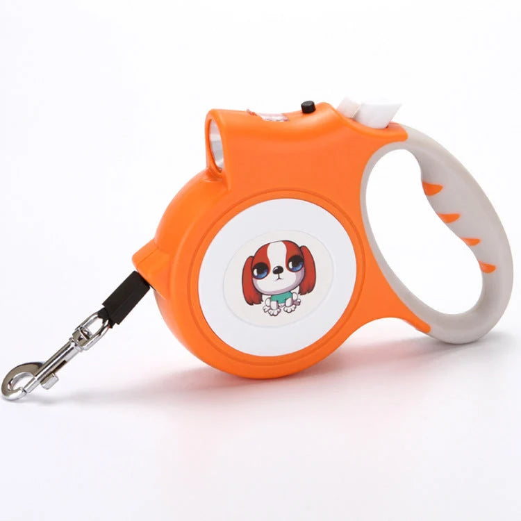Retractable Dog Leash Automatic Traction 16.4-Foot & Tangle-Free