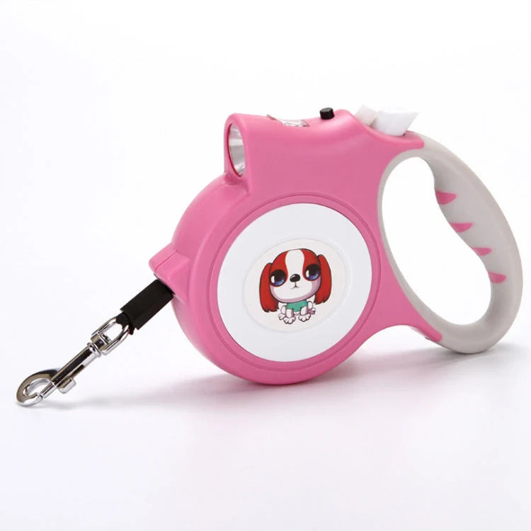 Retractable Dog Leash Automatic Traction 16.4-Foot & Tangle-Free