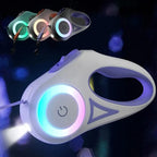 Retractable Dog Leash Built-In LED Light & One-Hand Brake