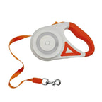 Retractable Dog Leash Built-In LED Light & One-Hand Brake