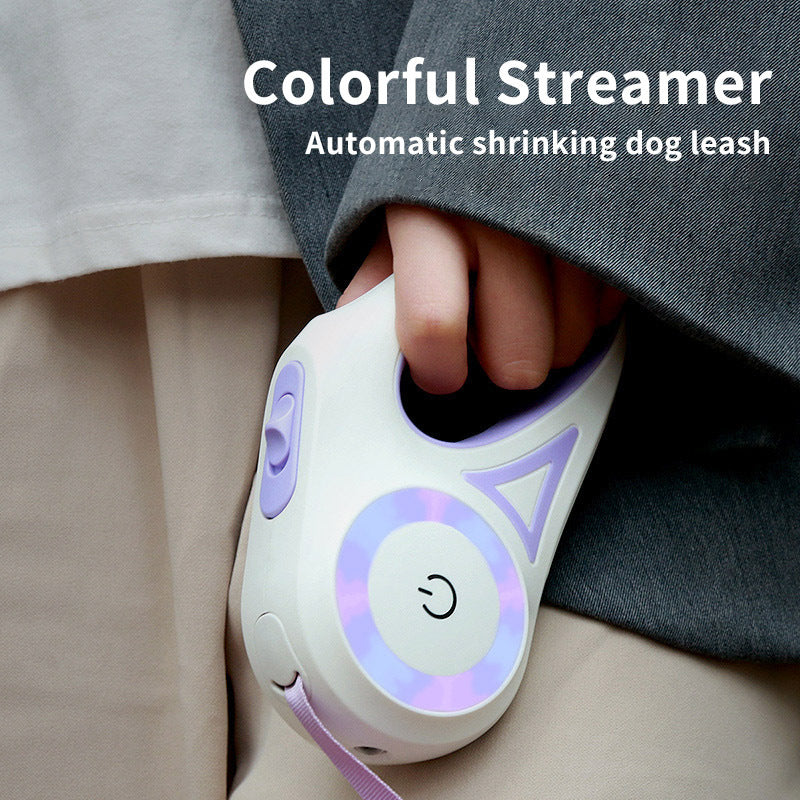 Retractable Dog Leash One-Hand Brake & Auto Retract