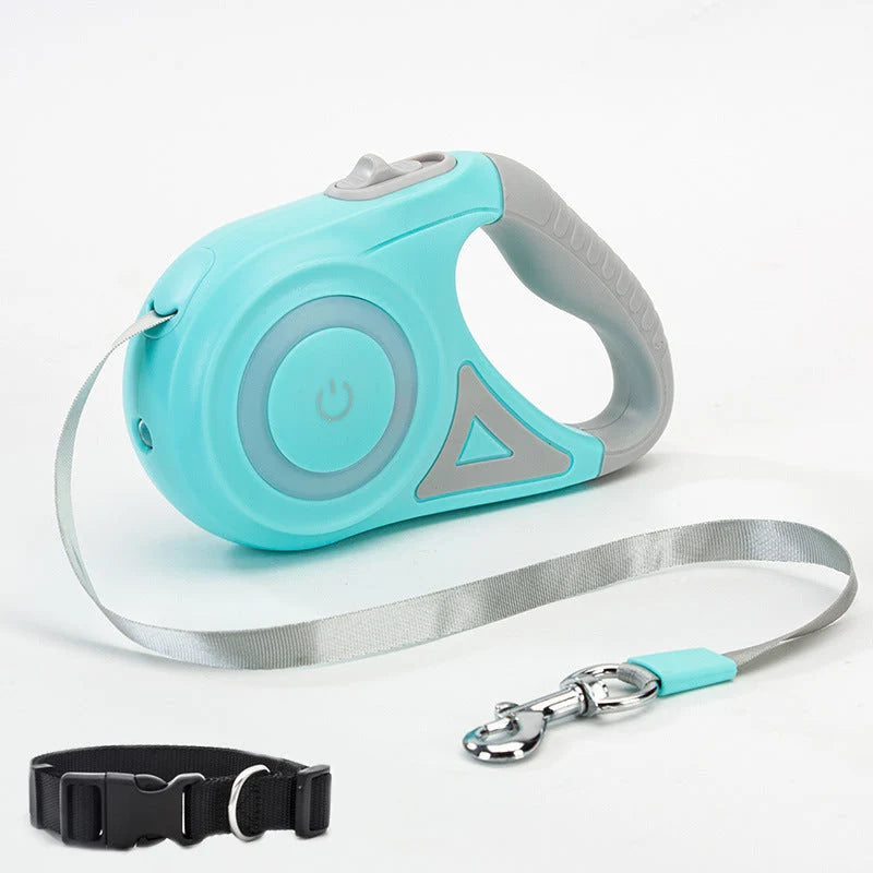 Retractable Dog Leash One-Hand Brake & Auto Retract