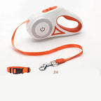 Retractable Dog Leash One-Hand Brake & Auto Retract