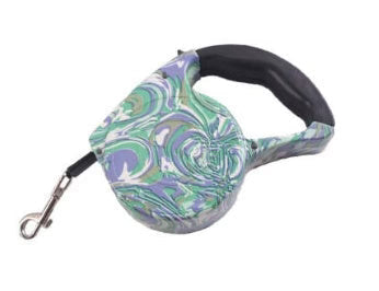 Retractable Leash 16.4 Ft Lightweight Patterned Strap
