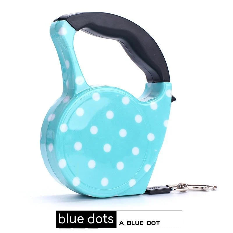 Retractable Leash 16.4 Ft Lightweight Patterned Strap