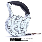 Retractable Leash 16.4 Ft Lightweight Patterned Strap
