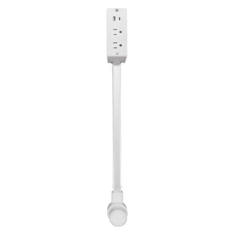 Retractable Outlet Extender 2 Outlets & USB A/C Fast Charge