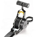 Retractable Ratchet Strap Auto Retract S-Hooks 500 lb Working Load