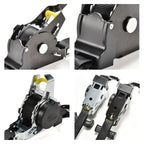 Retractable Ratchet Strap Auto Retract S-Hooks 500 lb Working Load