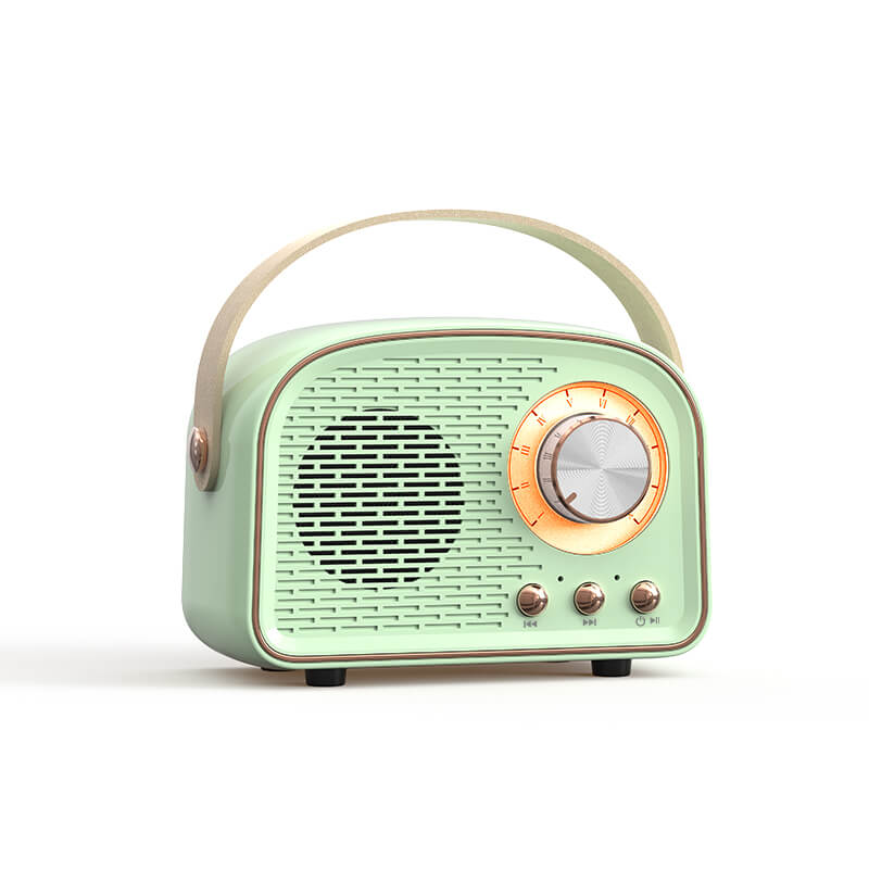Retro Bluetooth & FM Portable Speaker (8-Hour Battery)