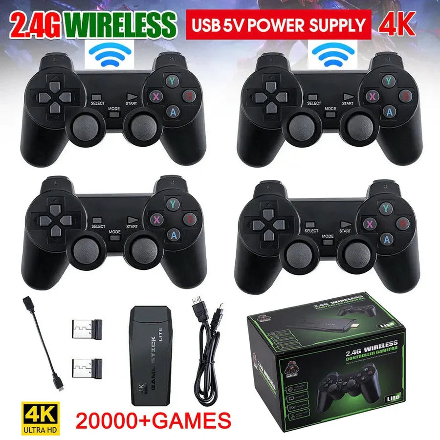 Retro Game Console 20,000 Games Wireless Controllers