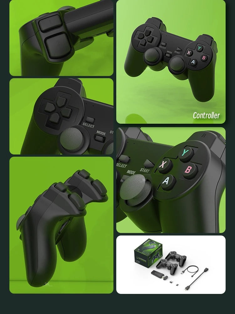 Retro Gaming Console 20,000 Classic Games 4K Wireless Controllers