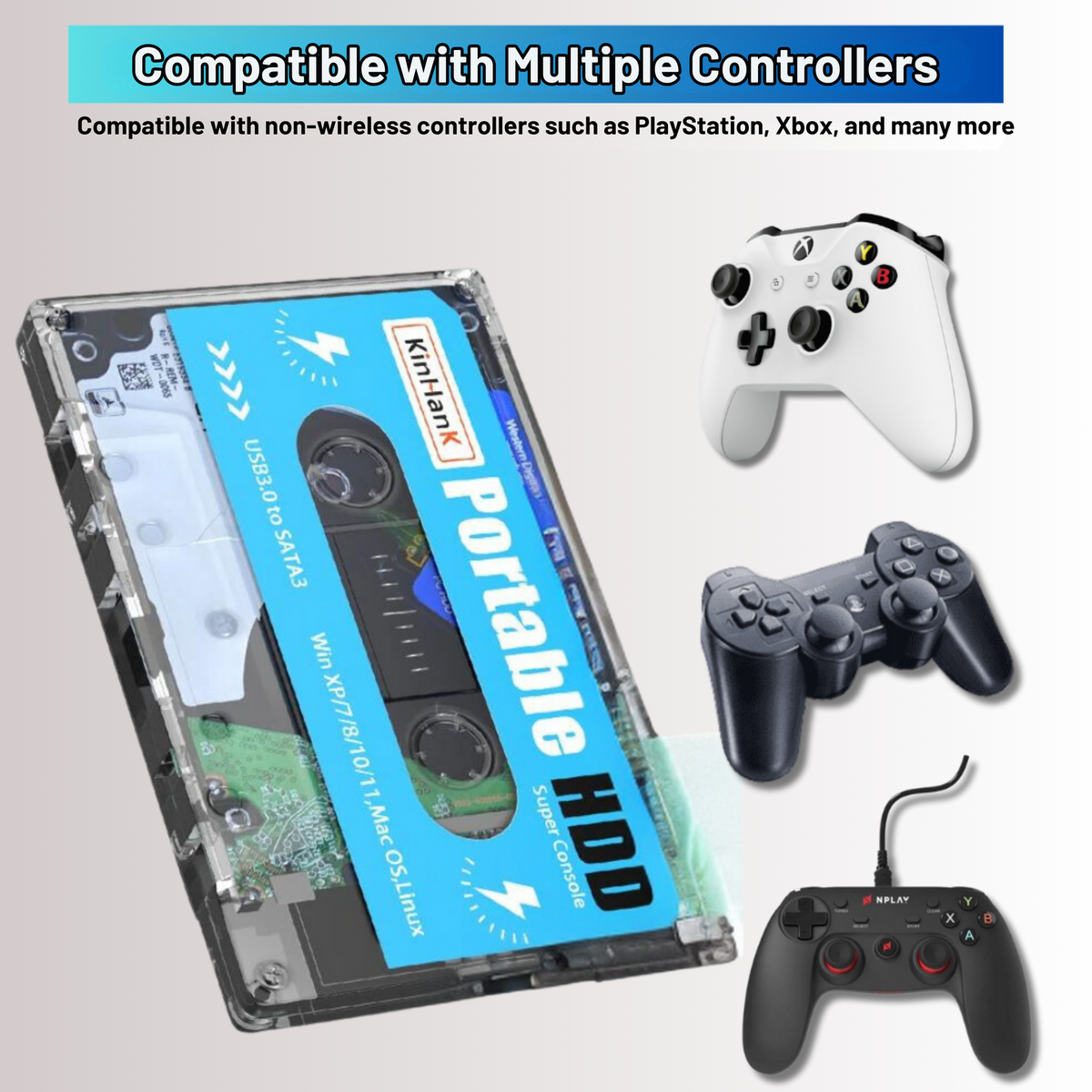 Retro Gaming Console Plug-and-Play Preloaded 110,000 Games USB 3.0