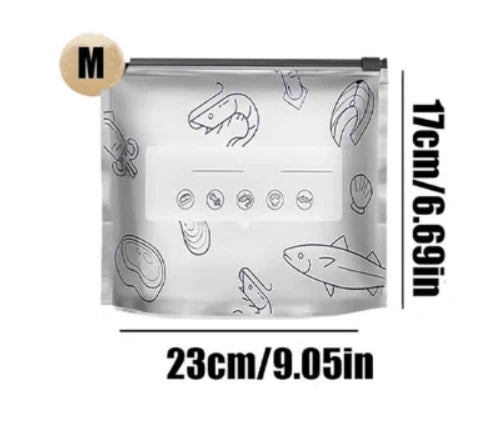 Reusable Food Bags Aluminum Foil Lined Airtight Seal