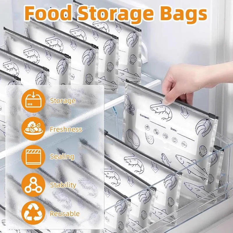 Reusable Food Bags Aluminum Foil Lined Airtight Seal