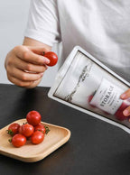 Reusable Food Storage Bags Double-Seal Airtight Labeling Pocket