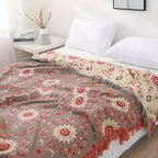 Reversible 100% Cotton Mandala Blanket (All-Season)