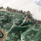 Reversible 100% Cotton Mandala Blanket (All-Season)