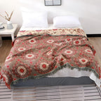 Reversible 100% Cotton Mandala Blanket (All-Season)
