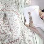 Reversible 100% Cotton Mandala Blanket (Machine Washable)