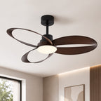 Reversible 6-Speed DC Flush Mount Ceiling Fan (Integrated LED)