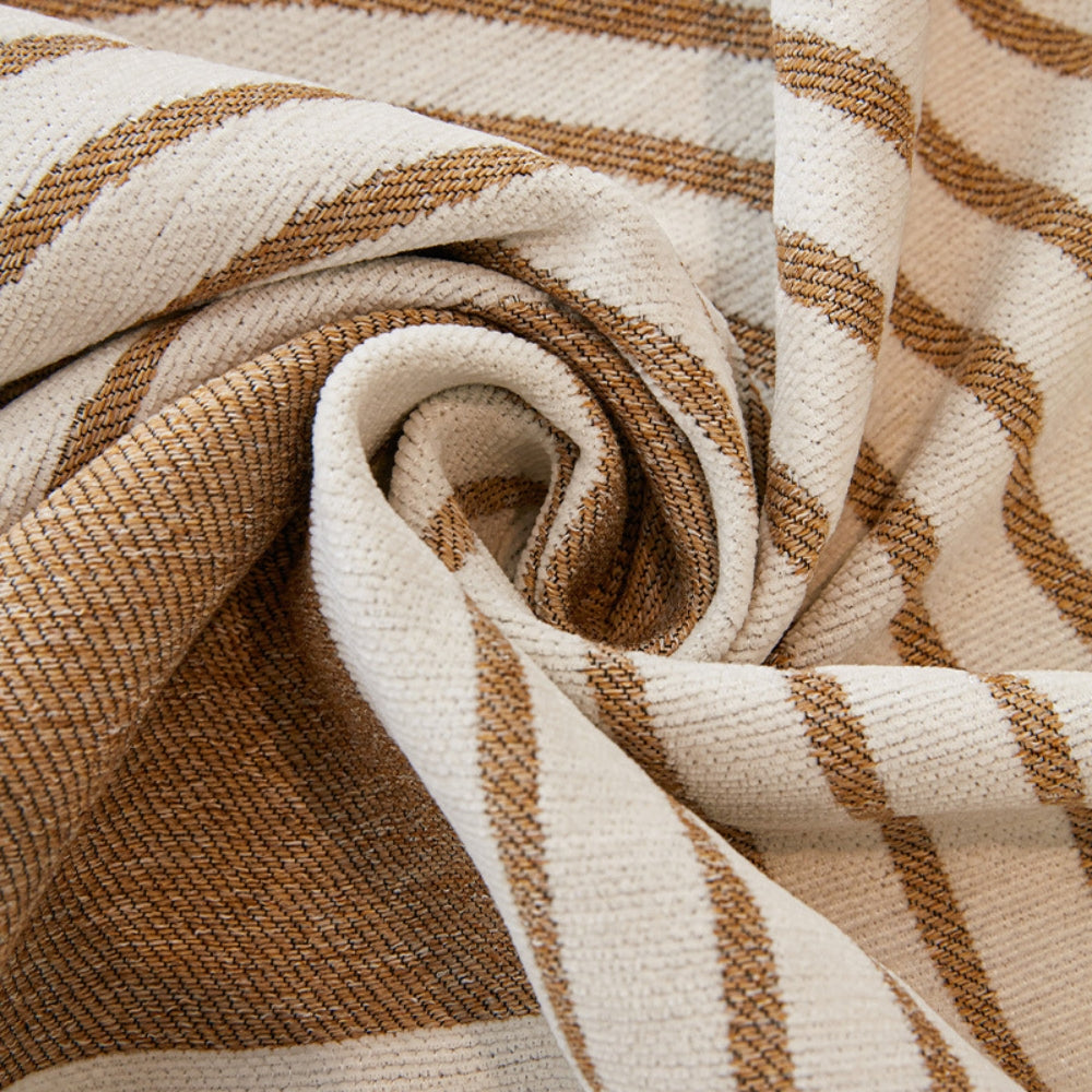 Reversible Chenille Wavy Stripe Sofa Cover