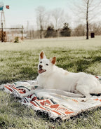 Reversible Jacquard All-Season Picnic Mat (Machine Washable)