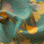 Reversible Jacquard Floral Cotton Blend Coverlet