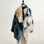 Reversible Lightweight Microfiber Wrap Scarf