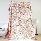 Reversible Natural Cotton Blanket (Oversized 79 x 90.5 In)