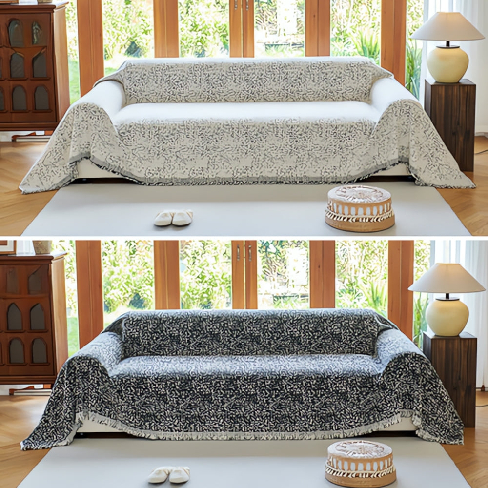 Reversible Pet-Friendly Non-Slip Sofa Cover